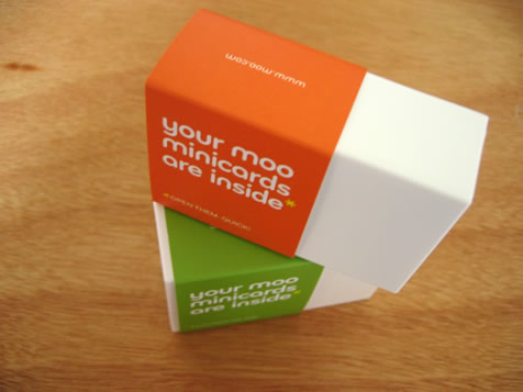 moo5 2 boxes of moo cards