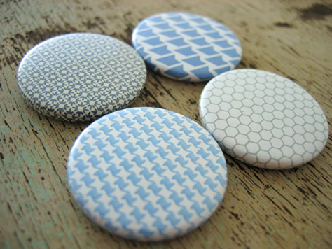 Recycled Envelope Badges Set 2