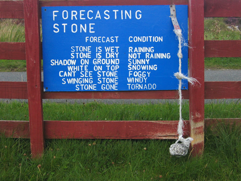 Weather forecasting Hebridean style