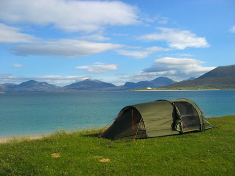 Beautiful view, shame about the retched midgees