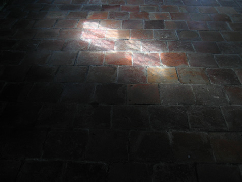 The floor of St Clement\'s Church, Rodel