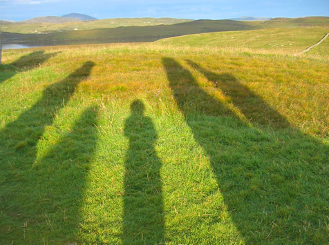 Me joining in with the stone circle at Callanish