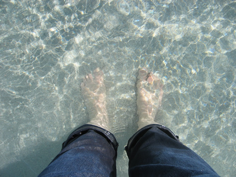 Clear, clear water...