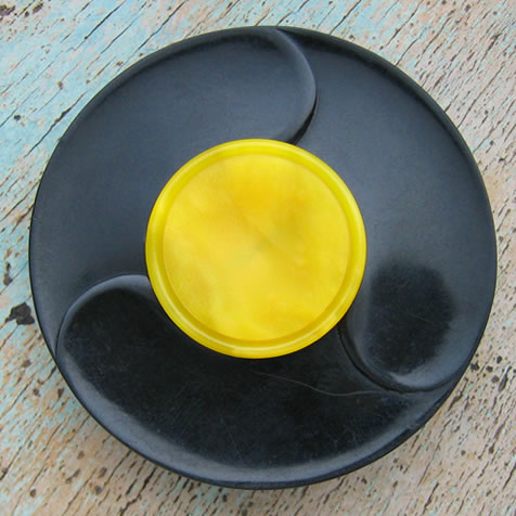 Milomade Button Flower Brooch - Polka Dot - Eco Chic