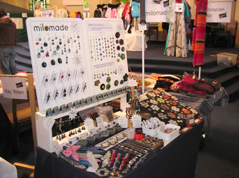Milomade stall at Charity Chic