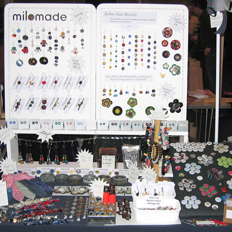 Milomade stall at Charity Chic