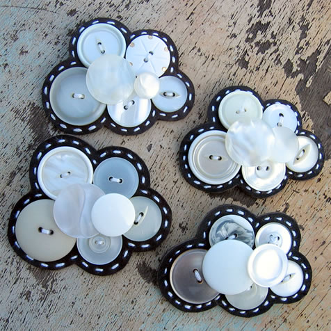 Milomade Cloud Brooches