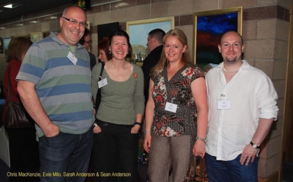 Milomade snapped at the Creative Fife Celebration event