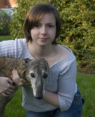 Kerry and her dog Penny