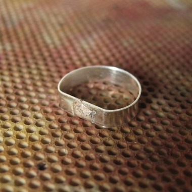 The bezel after soldering