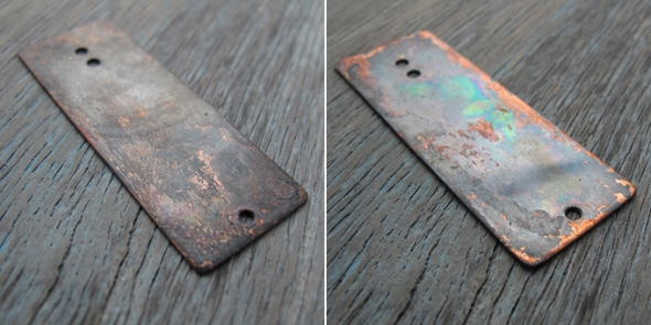 Crumbling Copper Oxidisation