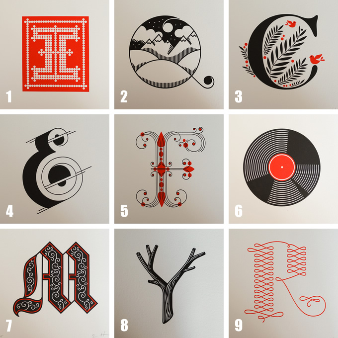 Milomade Theme Thursday - Beautiful Lettering