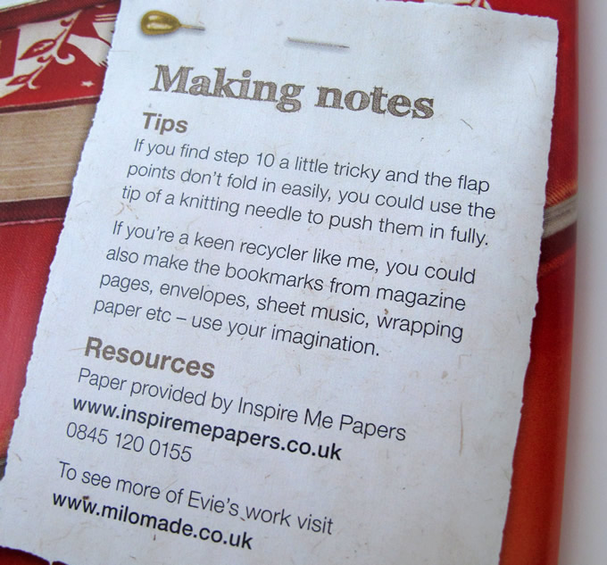 Making Magazine Feature - Origami Bookmarks