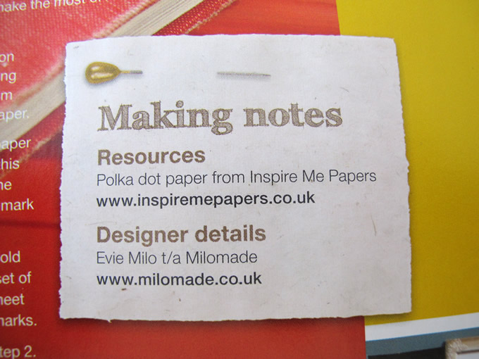 Making Magazine Feature - Take Note - Pocket Notebook Tutorial