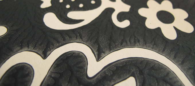 Wallpaper Close up showing texture