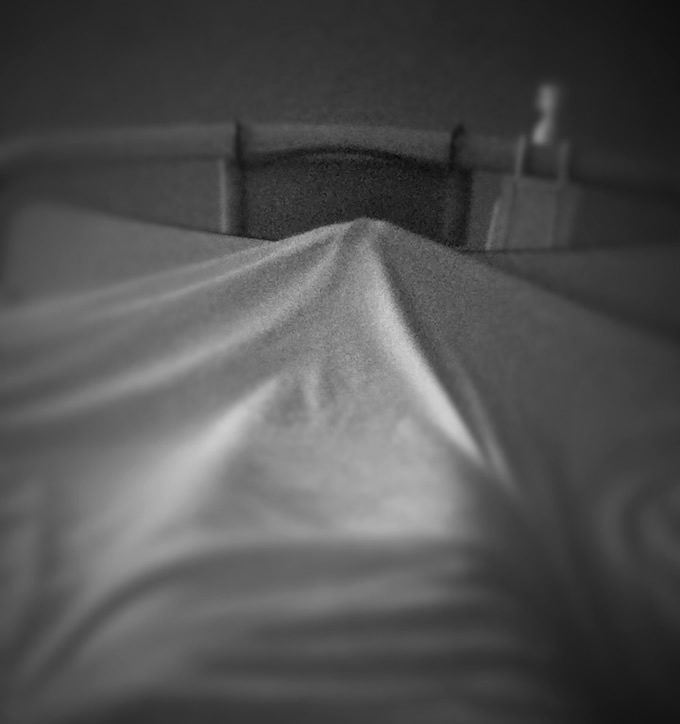 View from a hospital bed