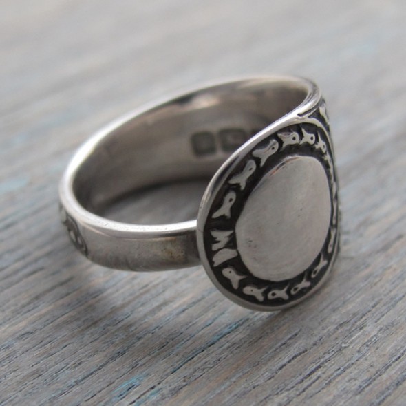 Antique Silverware Ring - Pamuya - Made from a sterling silver spoon