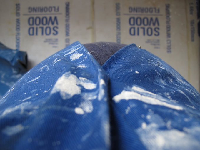 My bump bursting out...