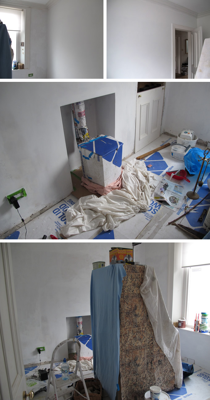 Studio - painting in progress