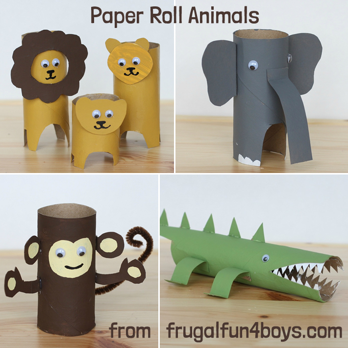 Paper Roll Animals