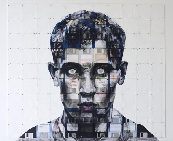 Nick Gentry - Floppy Disc Art
